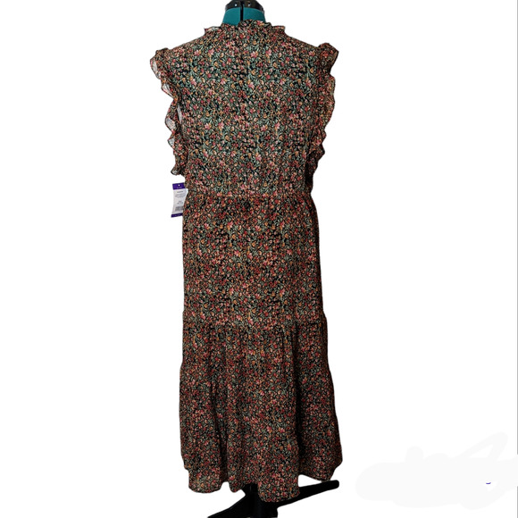 BB Dakota Steve Madden Chiffon Floral Lightweight Flowy Dress Size XXL NWT - Picture 2 of 9